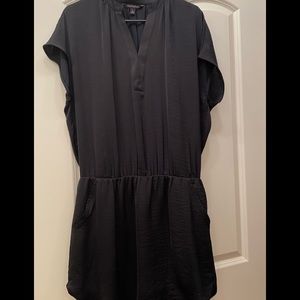 banana republic black dress
